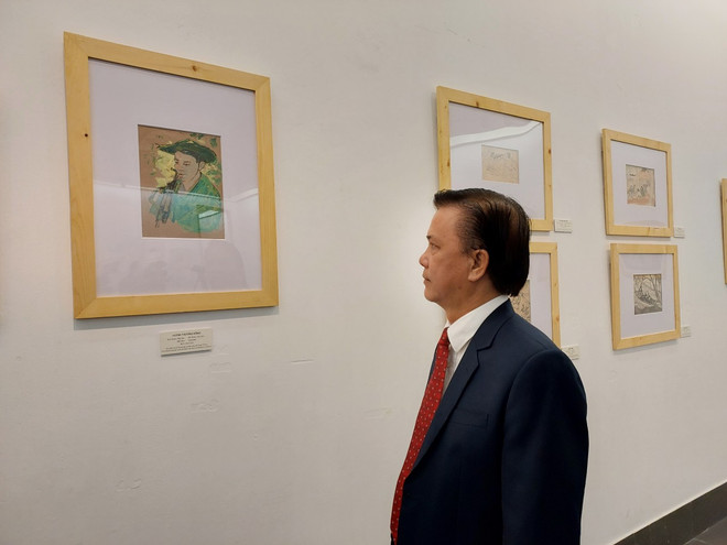 Sống lại ký ức về chiến trường miền Nam 1954-1975 qua những bức ký họa ảnh 1