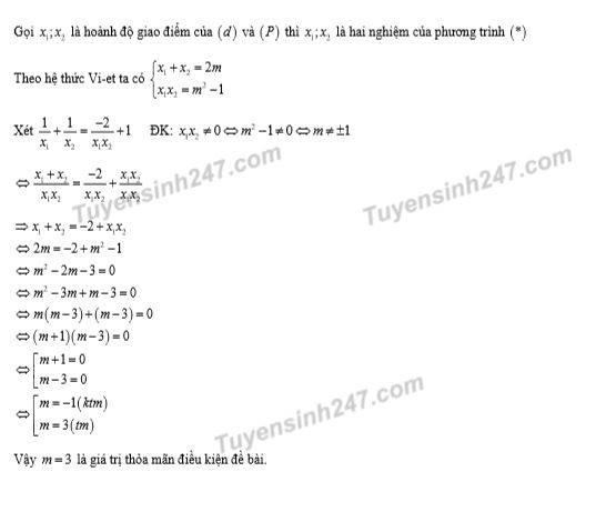 Hướng dẫn giải đề thi môn Toán tuyển sinh vào lớp 10 tại Hà Nội ảnh 5