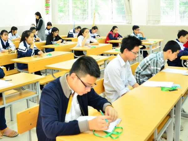(Ảnh minh họa: PV/Vietnam+) Tuyển sinh lớp 6 Hà Nội-Amsterdam: Học sinh sẽ phải làm ba bài thi ảnh 1