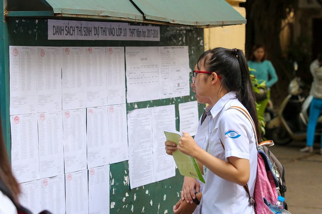 Học sinh Hà Nội dự thi vào lớp 10. (Ảnh: PV/Vietnam+) Hà Nội công bố chỉ tiêu vào lớp 10 chi tiết từng trường THPT ảnh 1