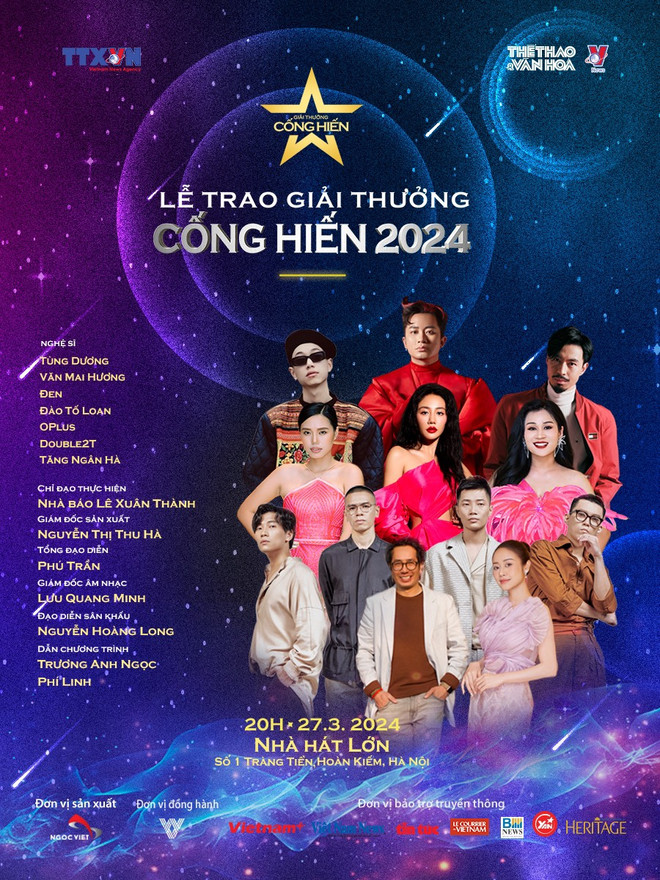 Poster Lễ trao Giải thưởng Cống hiến. Poster Lễ trao giải Cống hiến 2024.jpg