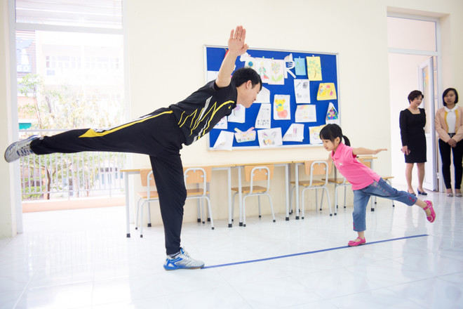 Học sinh mầm non Hà Nội hớn hở "đi thi" vào lớp một ảnh 4