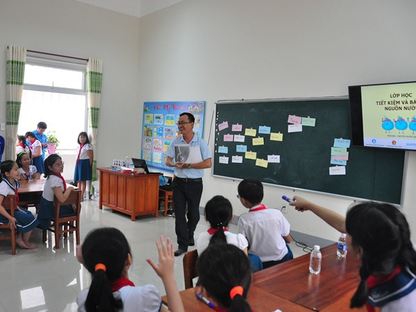 Phát động chương trình “Mizuiku - Em yêu nước sạch” năm 2018 ảnh 1