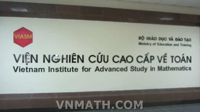 Viện Nghiên cứu cao cấp về Toán: Trung tâm toán học xuất sắc khu vực ảnh 1