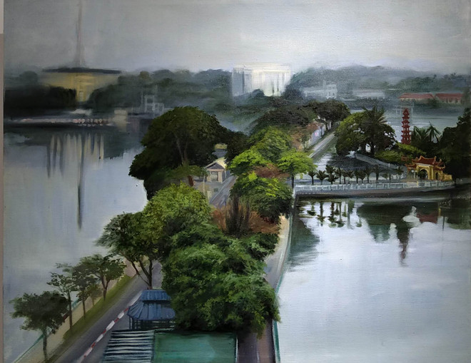 Triển lãm nghệ thuật kết nối tình hữu nghị Việt Nam-Hungary ảnh 2