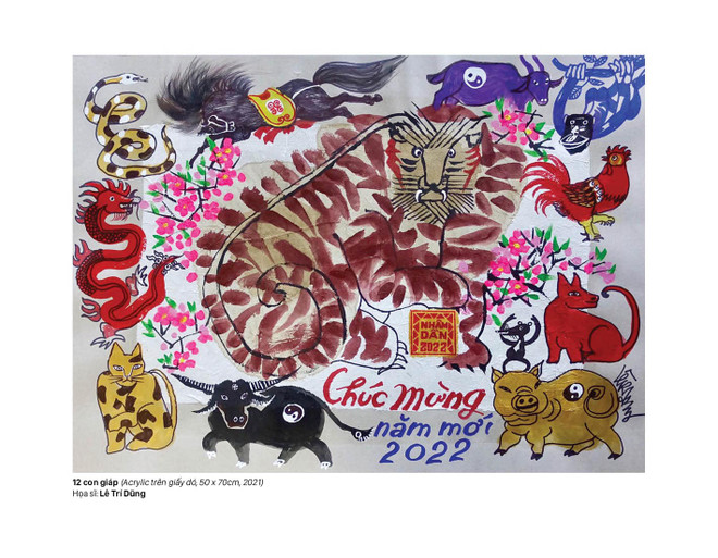 Báo Nhân Dân đấu giá tranh lịch, trích quỹ ủng hộ trẻ gặp khó vì COVID ảnh 1