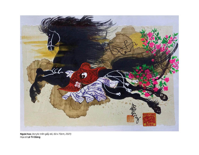 Báo Nhân Dân đấu giá tranh lịch, trích quỹ ủng hộ trẻ gặp khó vì COVID ảnh 5