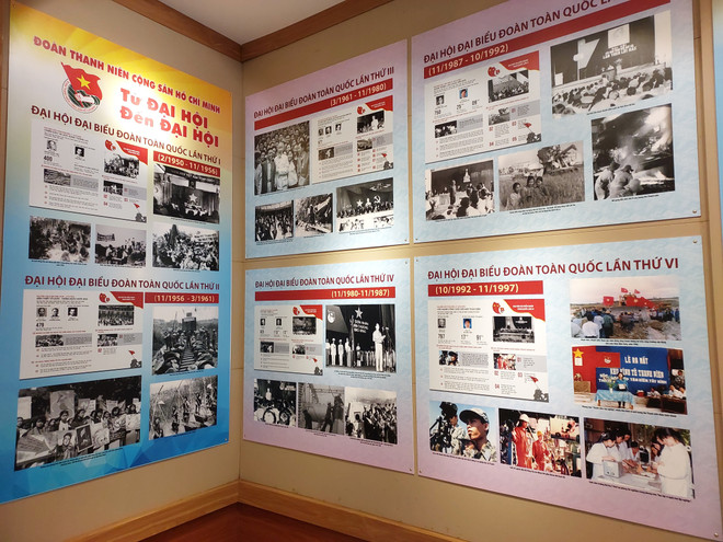 Triển lãm tư liệu khái quát hơn 90 năm lịch sử Đoàn TNCS Hồ Chí Minh ảnh 1