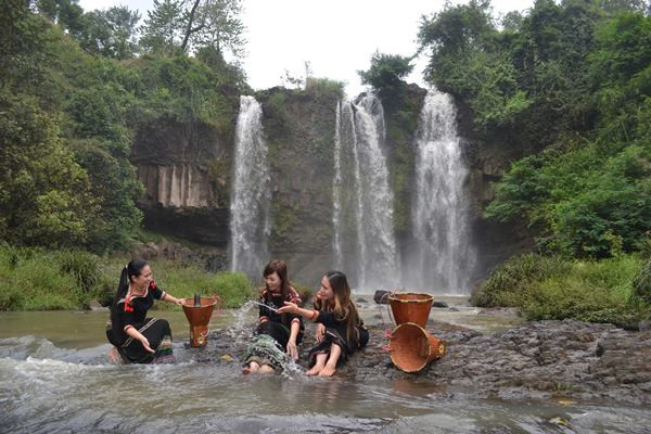 Danh lam thắng cảnh Thác Drai Yông. (Ảnh:baodaklak.vn) Hà Nội có thêm một di tích kiến trúc nghệ thuật cấp quốc gia ảnh 1