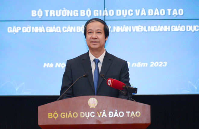 Bộ trưởng Bộ GD-ĐT gặp gỡ 700.000 giáo viên mầm non, phổ thông ảnh 1