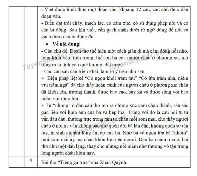 Gợi ý lời giải đề thi môn Ngữ văn vào lớp 10 của Hà Nội ảnh 5