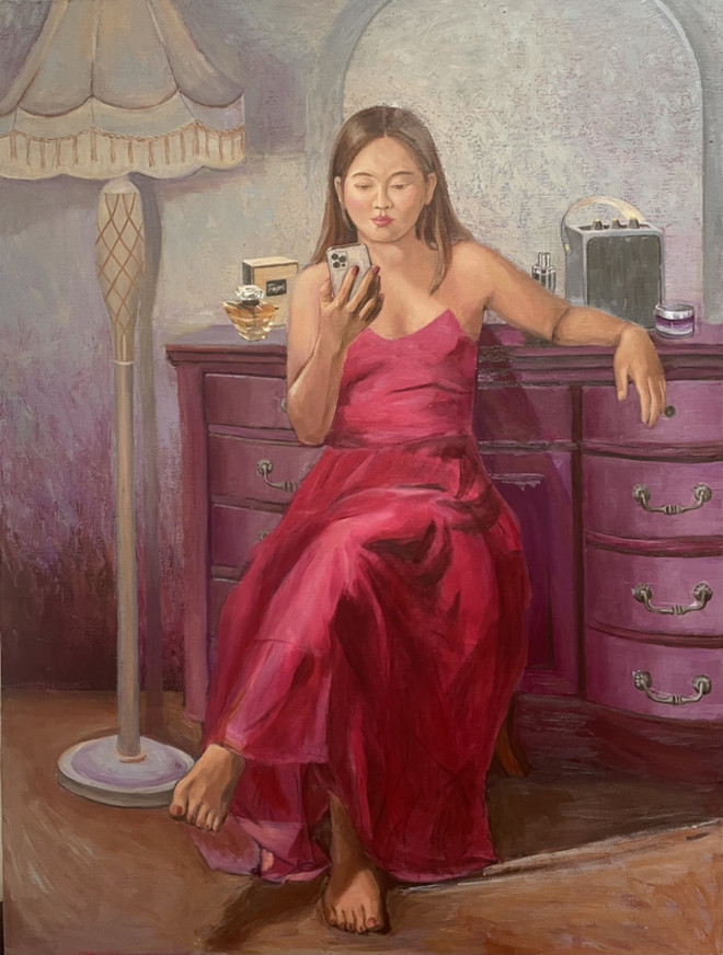 Triển lãm nhóm 'Đồng Hiện': Những trăn trở về xã hội hiện đại ảnh 5