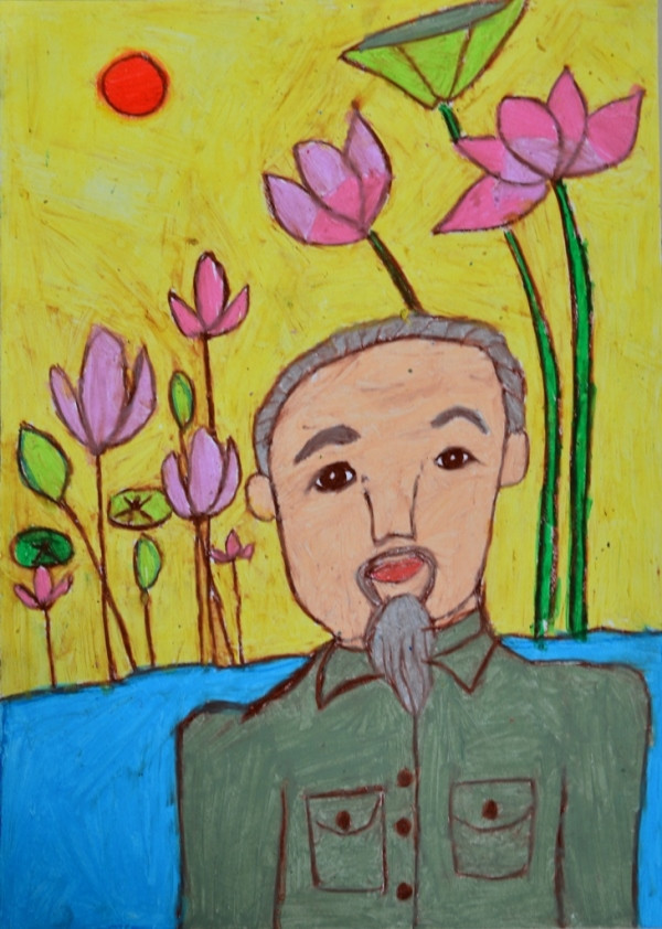 Học sinh Hà Nội giành giải Nhất cuộc thi vẽ “Bác Hồ của chúng em” ảnh 1