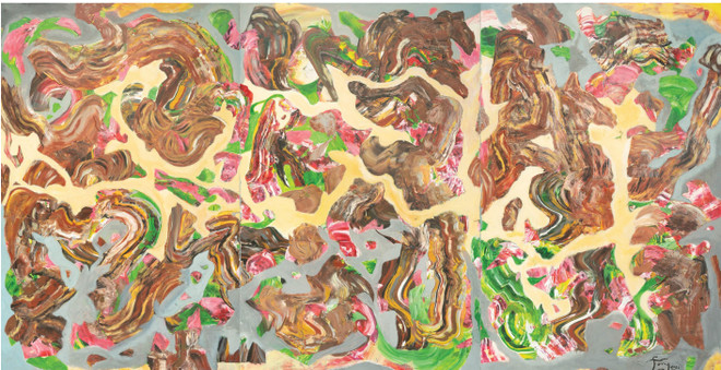 Triển lãm Đào Châu Hải-Đinh Phong: Sự gặp gỡ của điêu khắc và hội họa ảnh 3