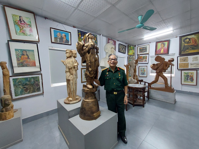 Họa sỹ thương binh Lê Duy Ứng: Họa Bác Hồ bằng ánh sáng trong tim ảnh 7