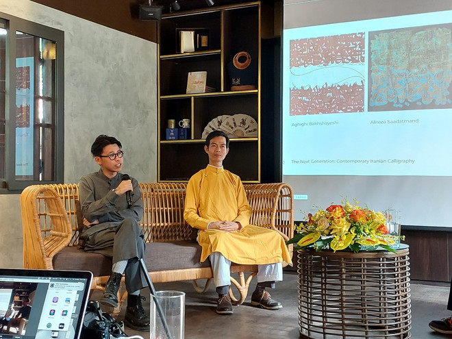 Thư pháp-Graffiti sẽ 'đối thoại' trong một triển lãm tại Văn Miếu ảnh 1