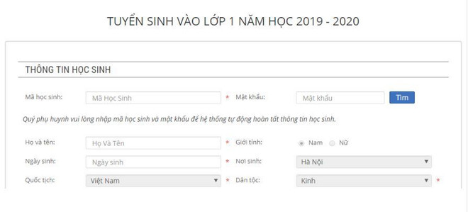 Hà Nội mở cổng đăng ký trực tuyến thử nghiệm tuyển sinh đầu cấp ảnh 3