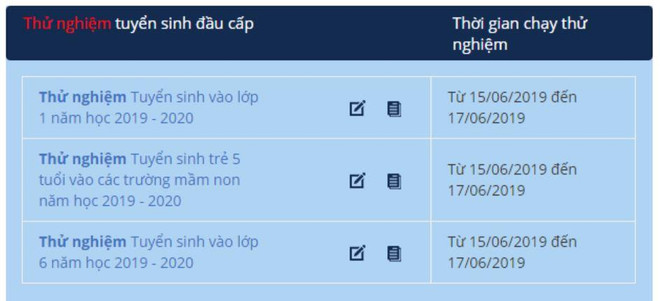 Hà Nội mở cổng đăng ký trực tuyến thử nghiệm tuyển sinh đầu cấp ảnh 2