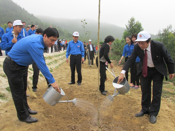 Trồng hàng trăm nghìn cây xanh hưởng ứng Tết trồng cây xuân 2015 ảnh 1