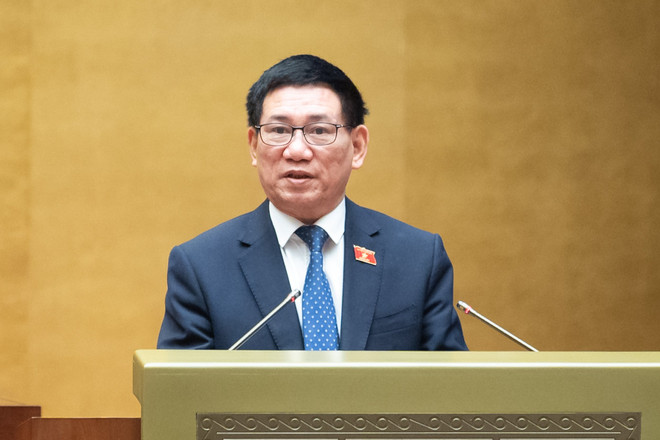 Bộ trưởng Bộ Tài chính Hồ Đức Phớc. (Ảnh: CTV/Vietnam+) bo-truong-tai-chinh-555.jpg