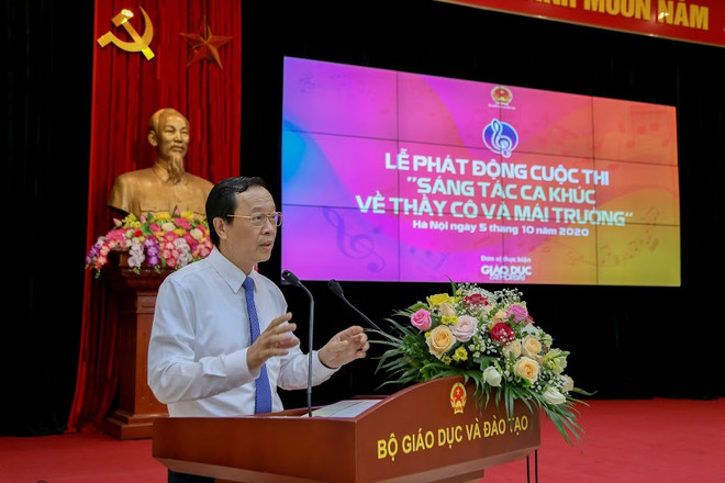 Phát động cuộc thi sáng tác ca khúc về thầy cô và mái trường ảnh 1