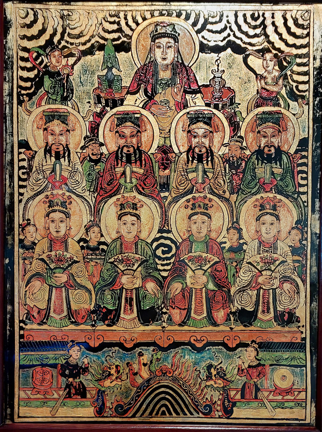 Chiêm ngưỡng tác phẩm phóng tác 'Trúc Lâm đại sỹ xuất sơn đồ' ảnh 6