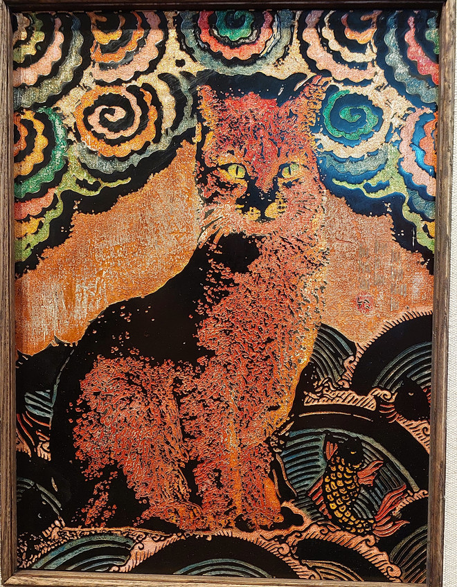 Chiêm ngưỡng tác phẩm phóng tác 'Trúc Lâm đại sỹ xuất sơn đồ' ảnh 5