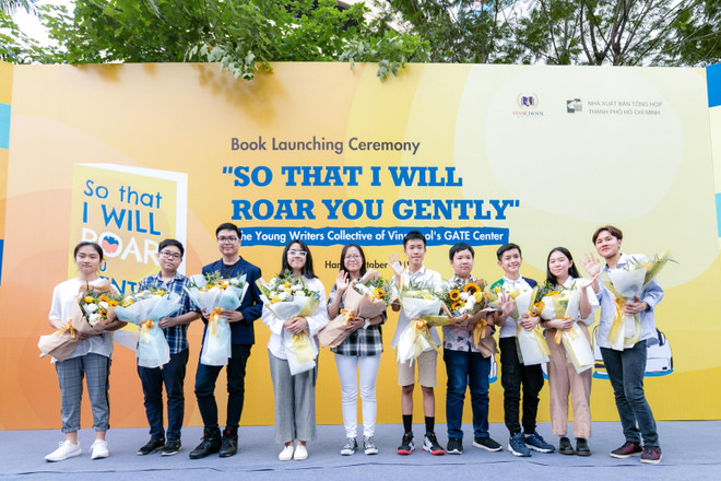 Học sinh Vinschool ra mắt sách tự viết bằng tiếng Anh ảnh 1