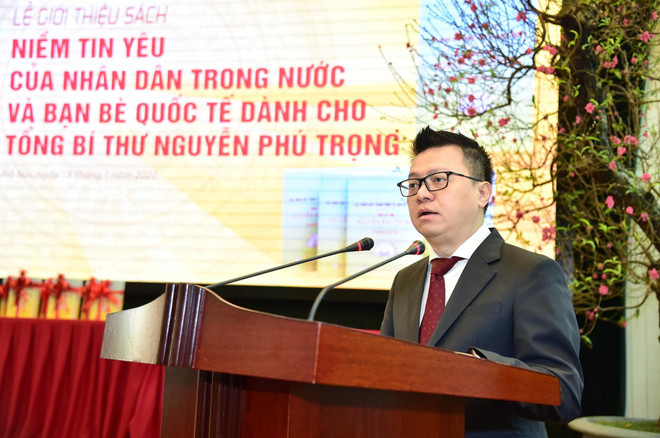 Ra mắt cuốn sách niềm tin của bạn bè quốc tế dành cho Tổng Bí thư ảnh 2