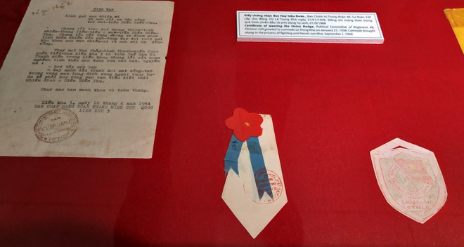 Nhiều kỷ vật chiến tranh trưng bày tại triển lãm 'Thanh niên quân đội' ảnh 3