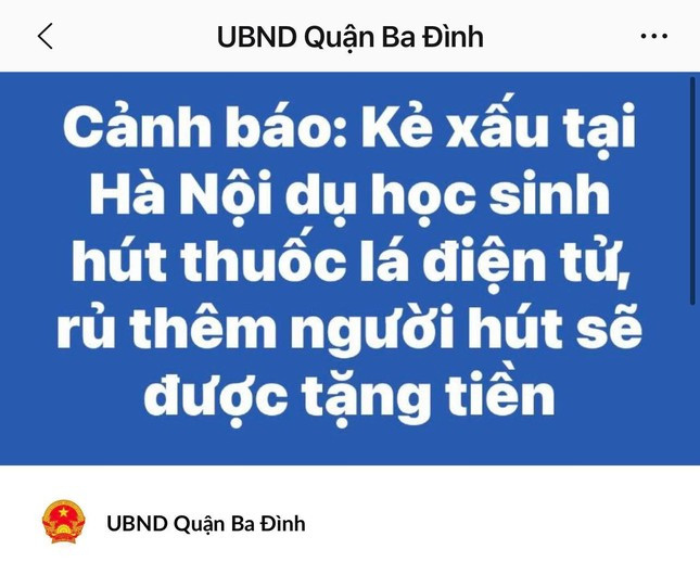 Thuốc lá điện tử xâm nhập học đường: Mối nguy hại đe dọa thế hệ trẻ ảnh 2