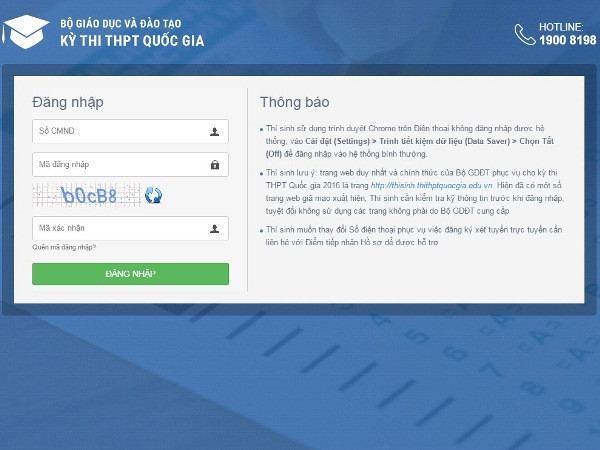 Bộ Giáo dục cảnh báo website giả mạo đánh cắp dữ liệu của thí sinh ảnh 1