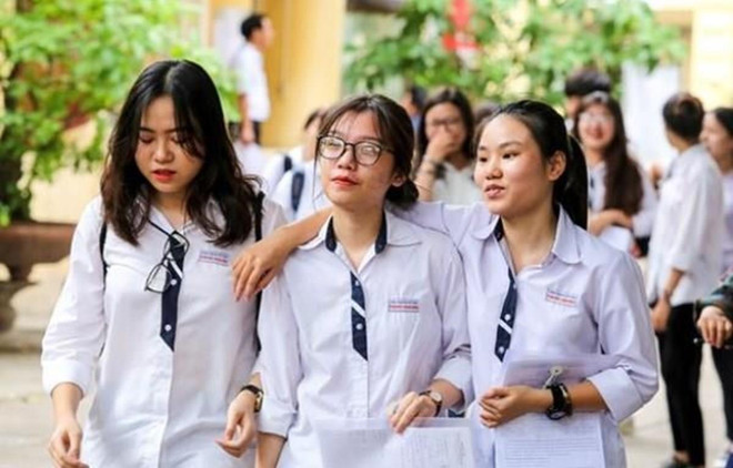 Thí sinh dự thi Trung học phổ thông quốc gia. (Ảnh: PV/Vietnam+) Gấp rút chuẩn bị cho kỳ thi Trung học phổ thông quốc gia năm 2019 ảnh 1