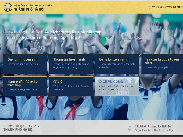 Hôm nay, Hà Nội chính thức mở cổng tuyển sinh trực tuyến lớp 1 ảnh 1