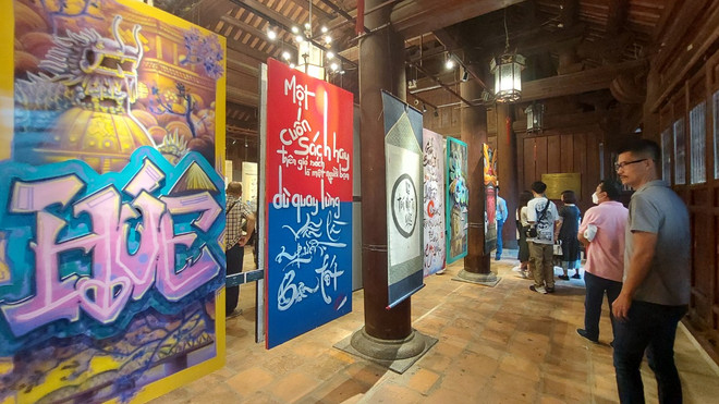Thư pháp và graffiti 'đối thoại' để cùng hướng tới chân-thiện-mỹ ảnh 3