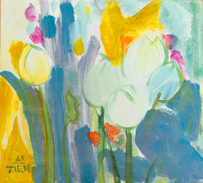 Triển lãm 'Niêm hoa' của nhóm G39: Khi vẽ một bông hoa cũng là thiền ảnh 7