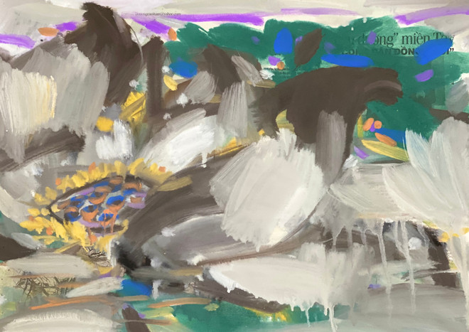 Triển lãm 'Niêm hoa' của nhóm G39: Khi vẽ một bông hoa cũng là thiền ảnh 3