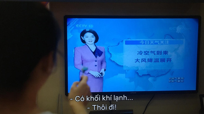 Hình ảnh ''đường lưỡi bò'' (góc dưới bên phải) xuất hiện trong sê-ri ''Gửi thời thanh xuân ấm áp của chúng ta.'' (Ảnh chụp màn hình) Phim ngoại xuyên tạc lịch sử: Cần triệt để ngay từ khi kiểm duyệt ảnh 1
