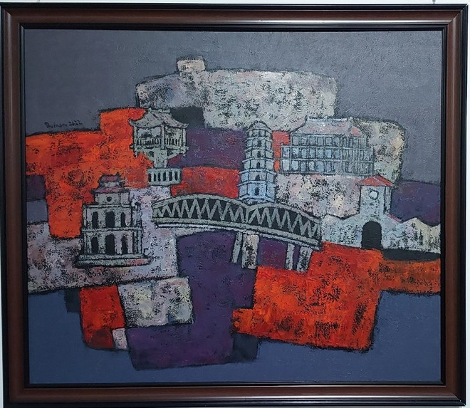 'Hội tụ tinh hoa mỹ thuật Việt-Hàn': Cuộc 'đối thoại' đầy màu sắc ảnh 6