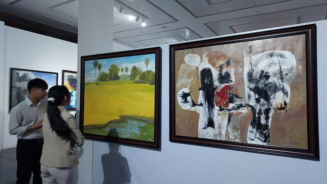 'Hội tụ tinh hoa mỹ thuật Việt-Hàn': Cuộc 'đối thoại' đầy màu sắc ảnh 1