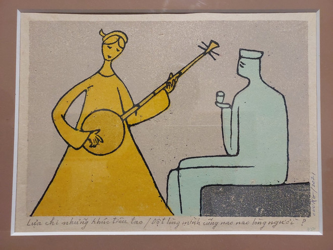 Họa sỹ Lê Thiết Cương 'phổ họa' vào Kiều theo phong cách tối giản ảnh 1