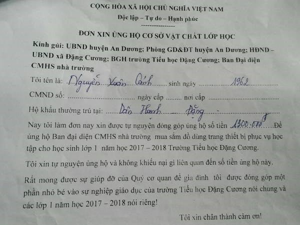 Việc lạm thu luôn được núp bóng dưới hình thức tự nguyện gây bức xúc trong dư luận. (Ảnh: CTV/Vietnam+) Xã hội hóa giáo dục và lạm thu: Ranh giới mong manh ảnh 2