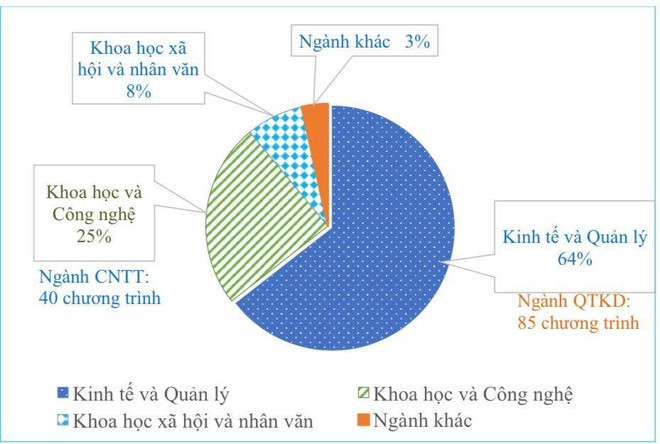 Các chương trình liên kết đào tạo tại Việt Nam chia theo nhóm ngành. Tuyển sinh đại học 2023: Nhiều cơ hội du học tại chỗ cho thí sinh ảnh 4