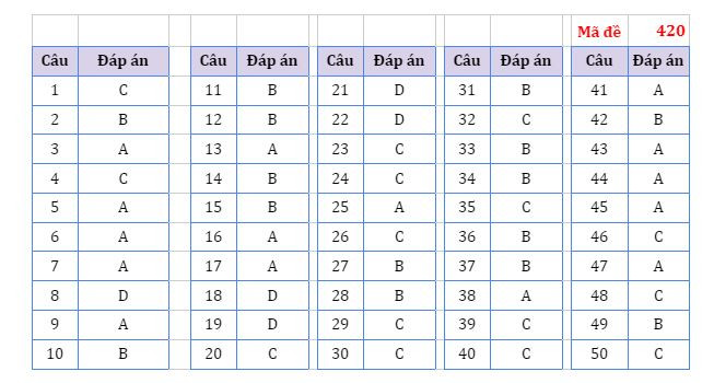 Gợi ý đáp án môn Ngoại ngữ Kỳ thi tốt nghiệp trung học phổ thông ảnh 3