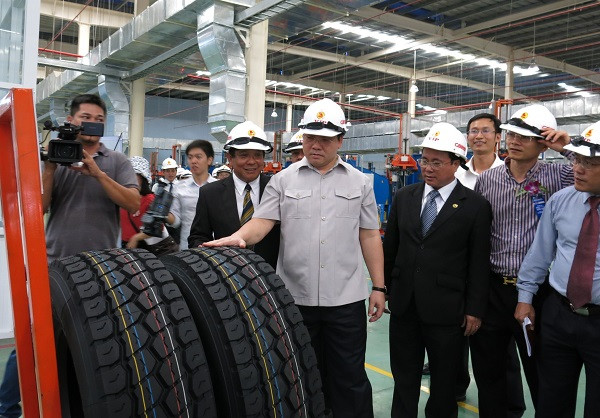 Khánh thành nhà máy sản xuất lốp xe tải toàn thép hiện đại ảnh 1