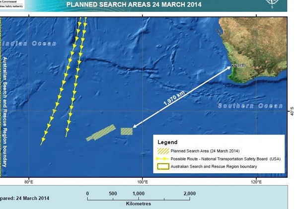 Australia xác nhận máy bay Trung Quốc nhìn thấy vật thể ảnh 1
