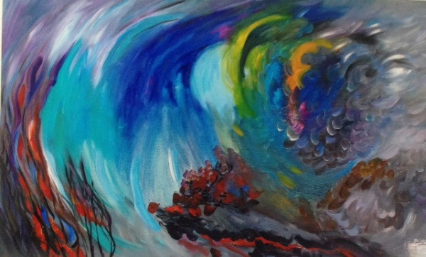 “Sắc màu 6”: Nơi tụ hội của các nữ họa sỹ ba miền Bắc-Trung-Nam ảnh 4