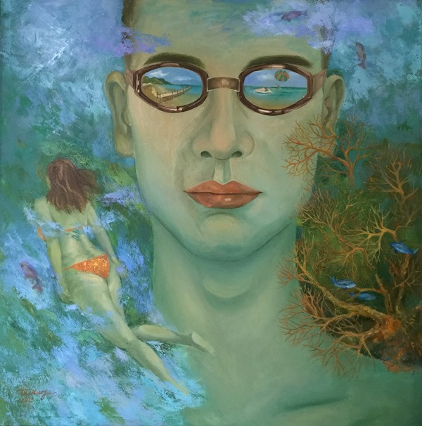 “Sắc màu 6”: Nơi tụ hội của các nữ họa sỹ ba miền Bắc-Trung-Nam ảnh 3