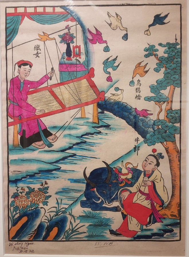 Phát huy giá trị tranh Hàng Trống bằng thử nghiệm trên sơn mài và lụa ảnh 6