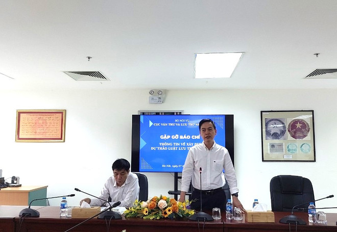 Luật Lưu trữ sẽ bổ sung quy định để phát huy giá trị tài liệu tư nhân ảnh 1